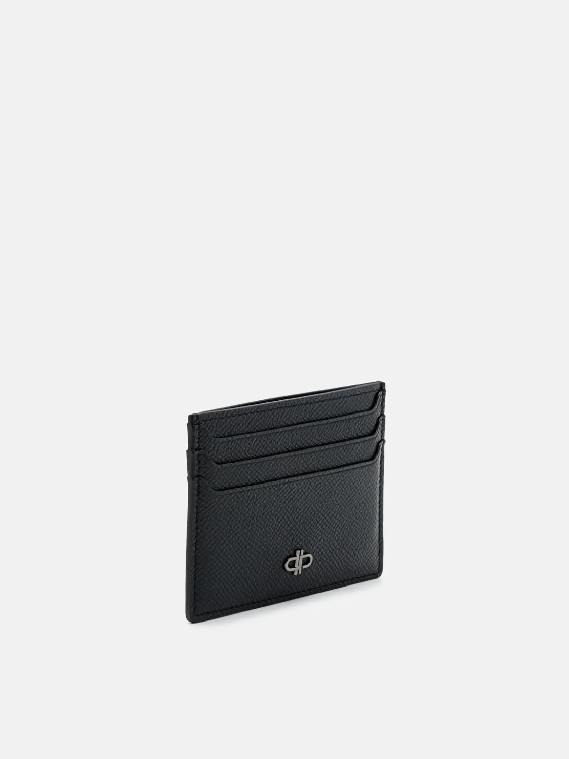 Leather Card Holder - Black
