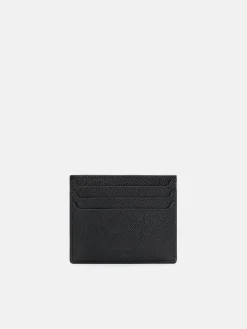 Leather Card Holder - Black