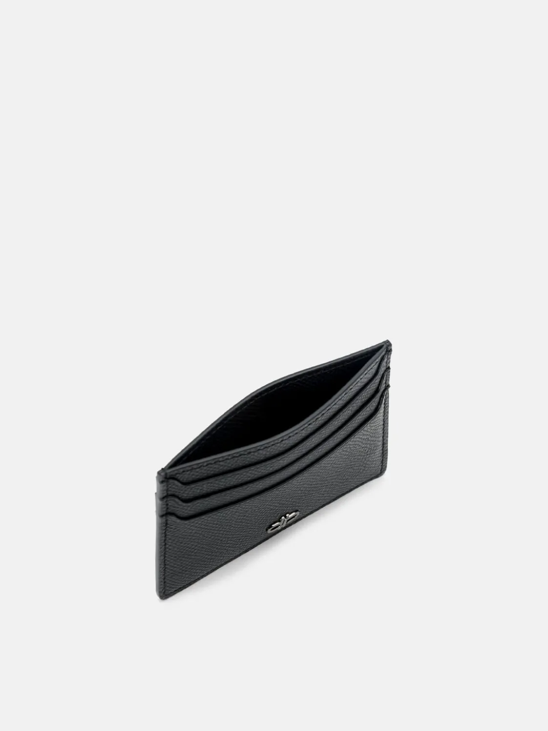 Leather Card Holder - Black