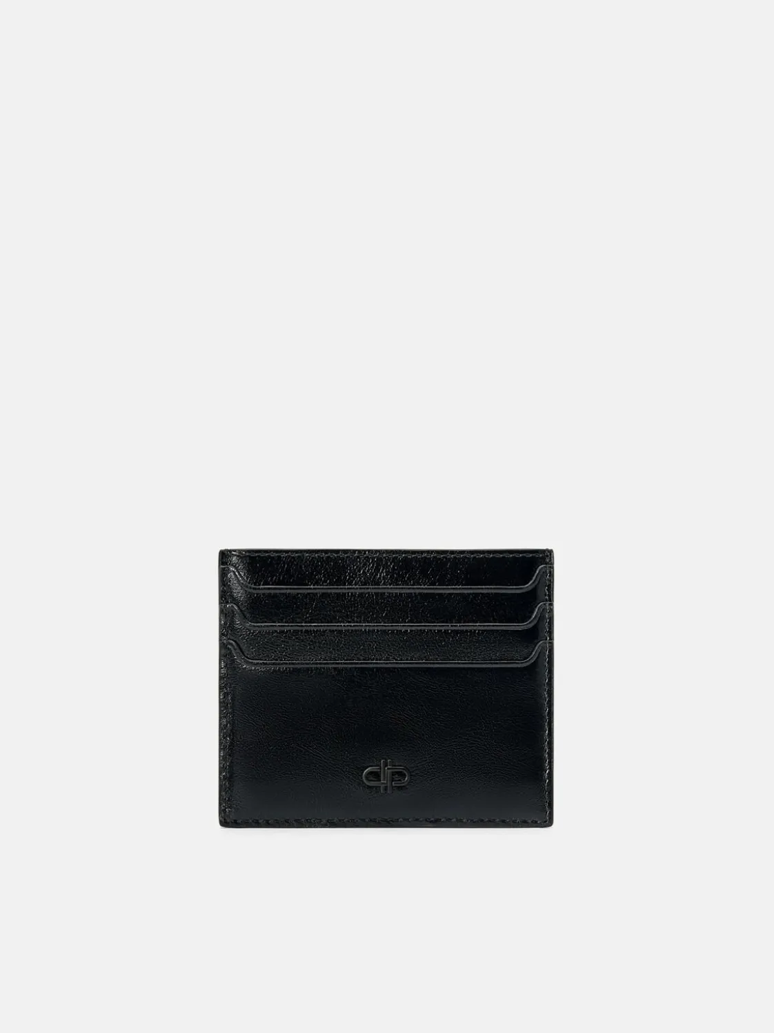Leather Card Holder - Black2