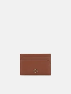 Leather Card Holder - Cognac