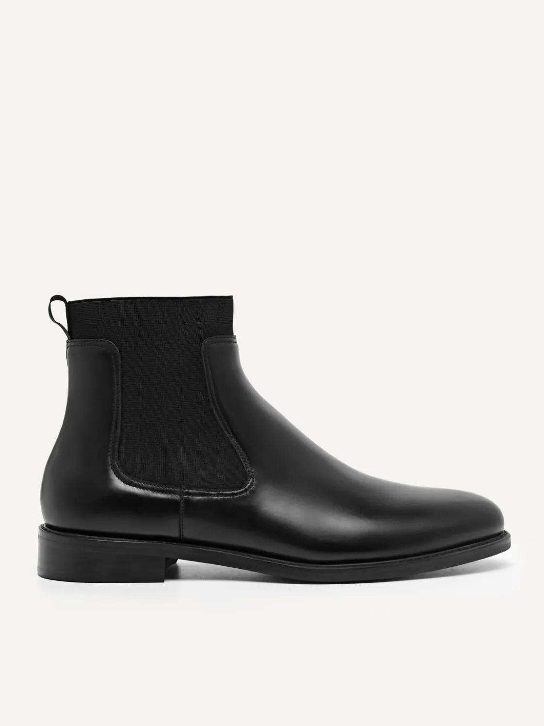 Leather Chelsea Boots - Black