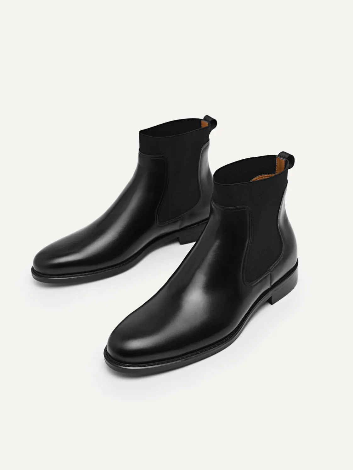 Leather Chelsea Boots - Black