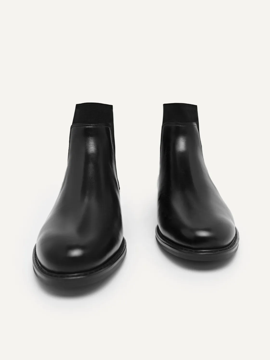 Leather Chelsea Boots - Black