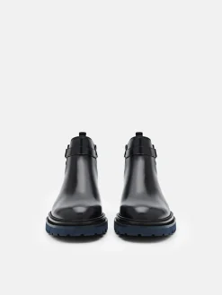 Leather Chelsea Boots - Black
