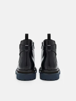 Leather Chelsea Boots - Black