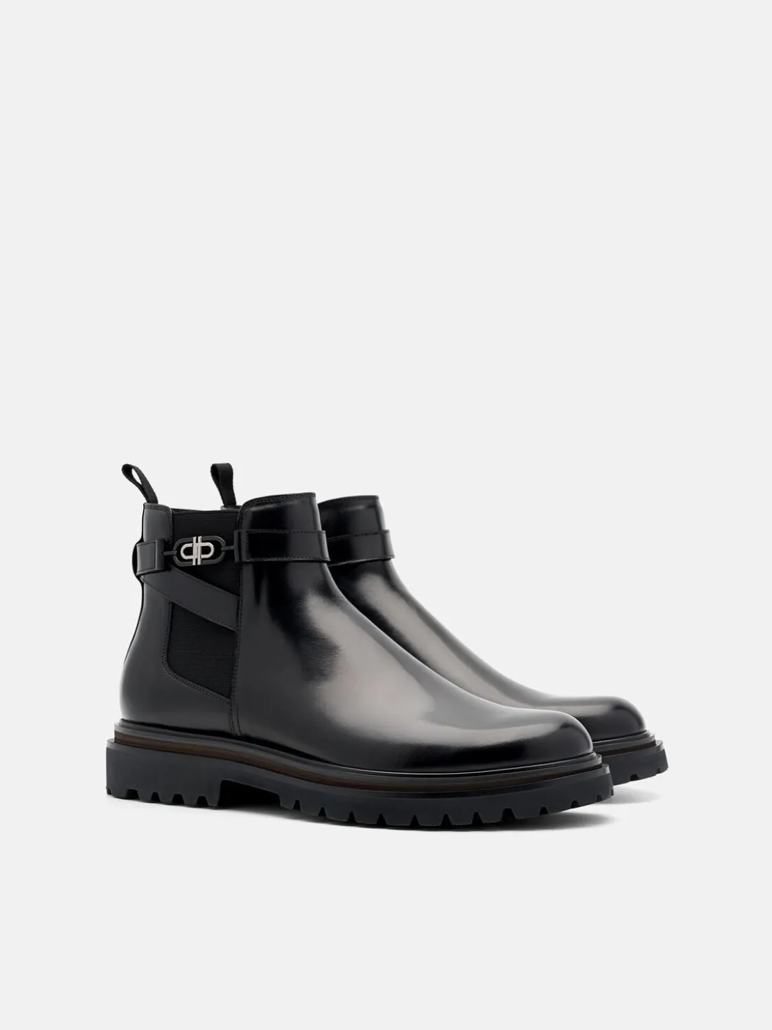 Leather Chelsea Boots - Black