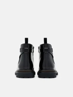 Leather Chelsea Boots - Black