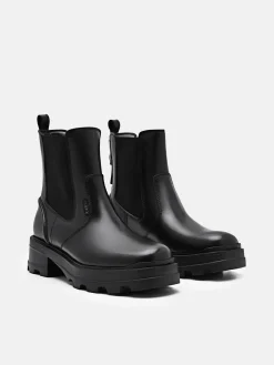 Leather Chelsea Boots - Black