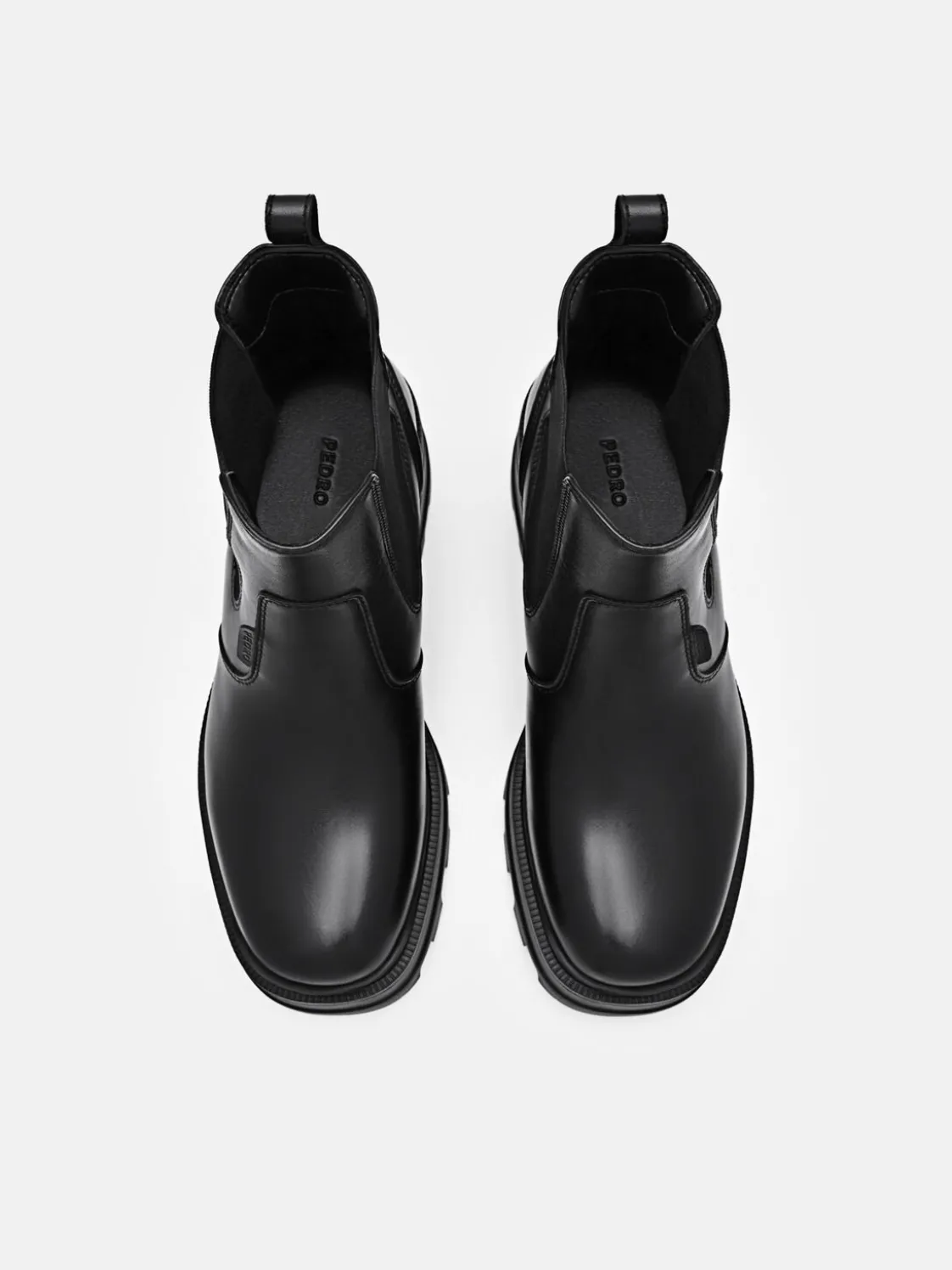 Leather Chelsea Boots - Black
