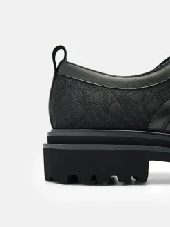 Leather Derby Shoes - Black