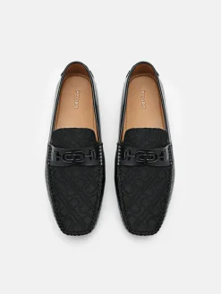Leather Driving Shoes - Black