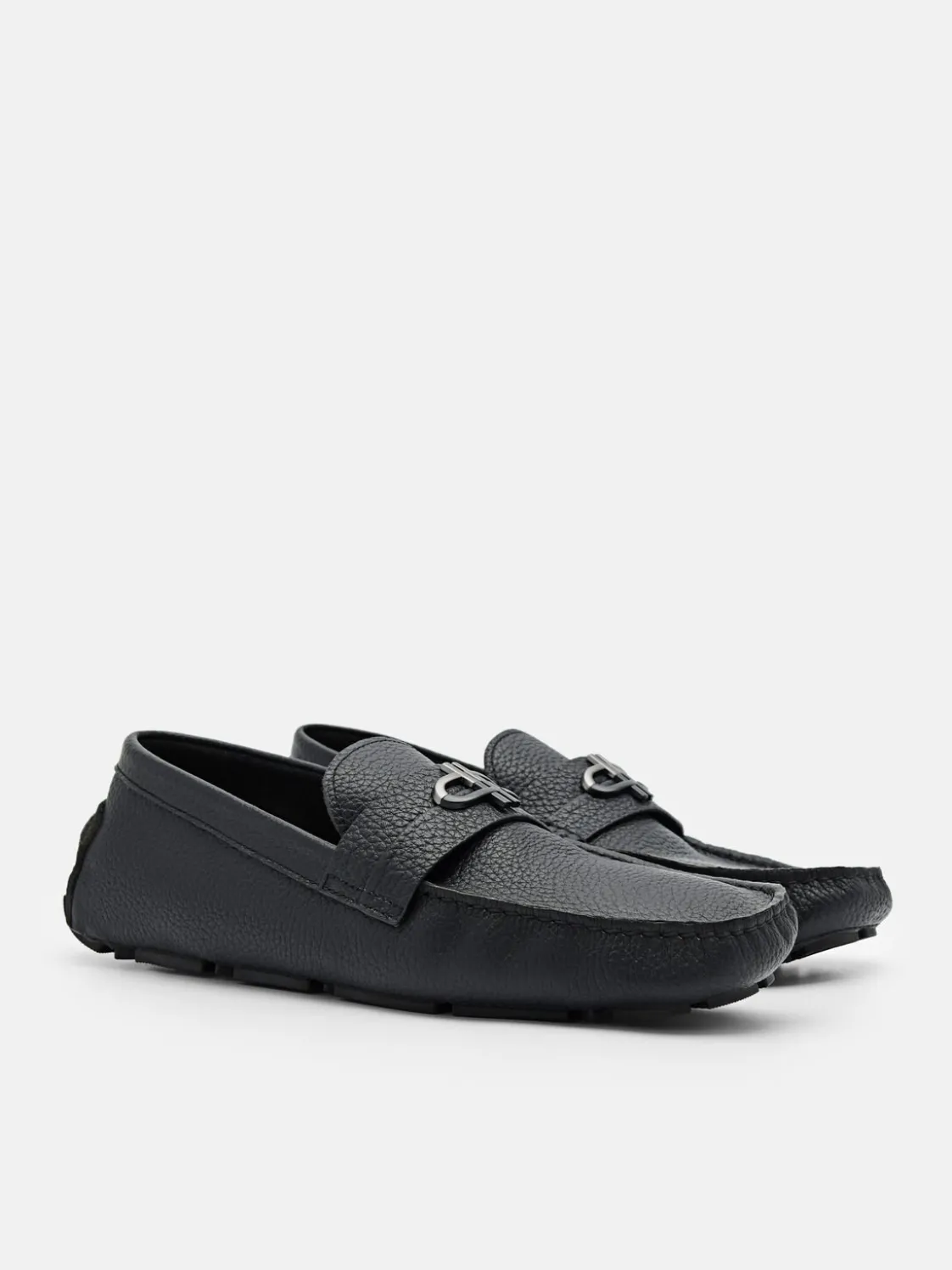 Leather Driving Shoes - Black
