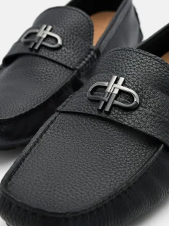 Leather Driving Shoes - Black