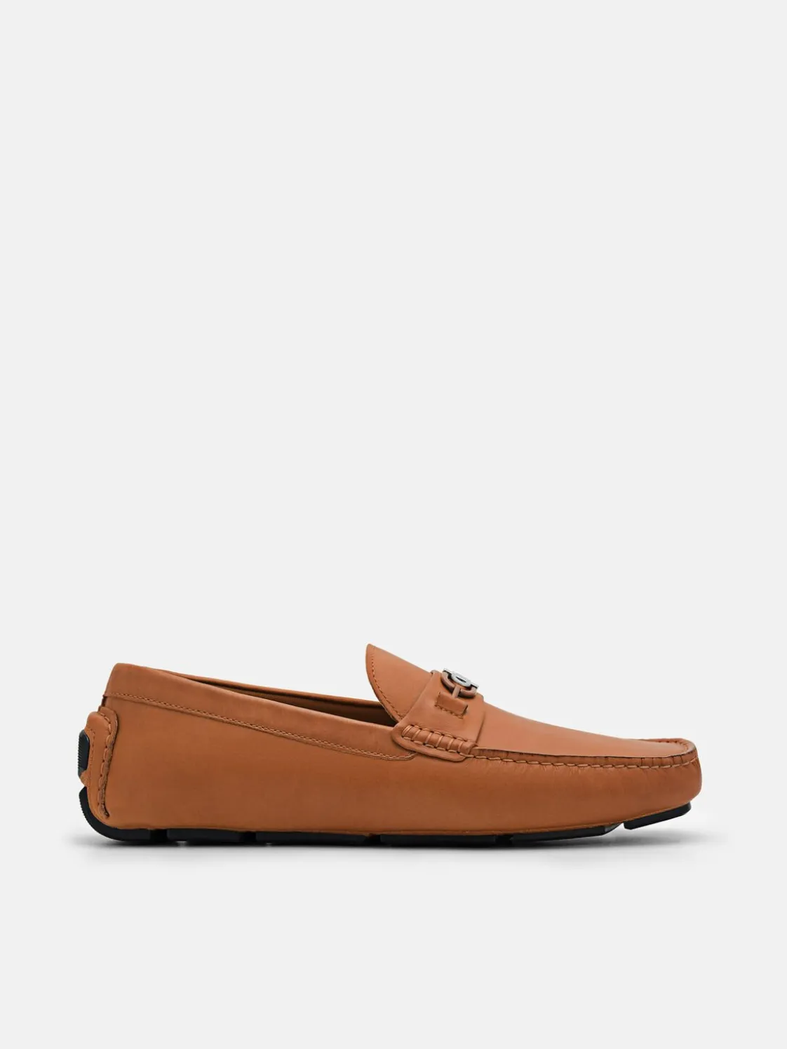 Leather Driving Shoes - Camel
