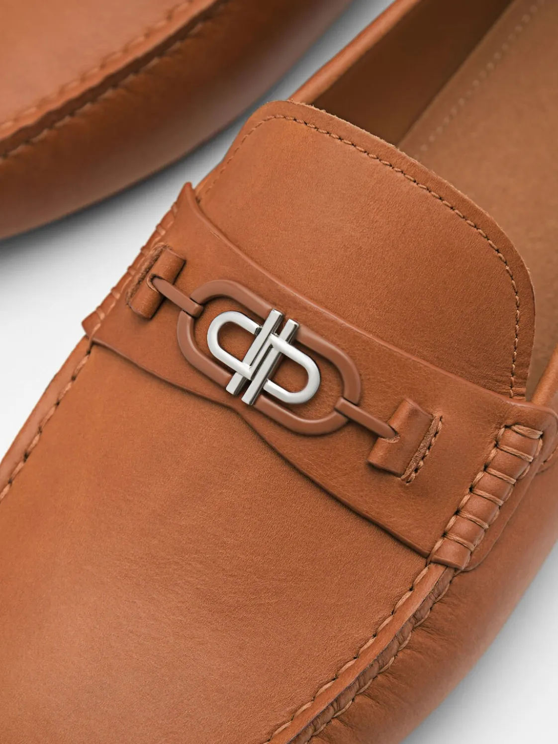 Leather Driving Shoes - Camel