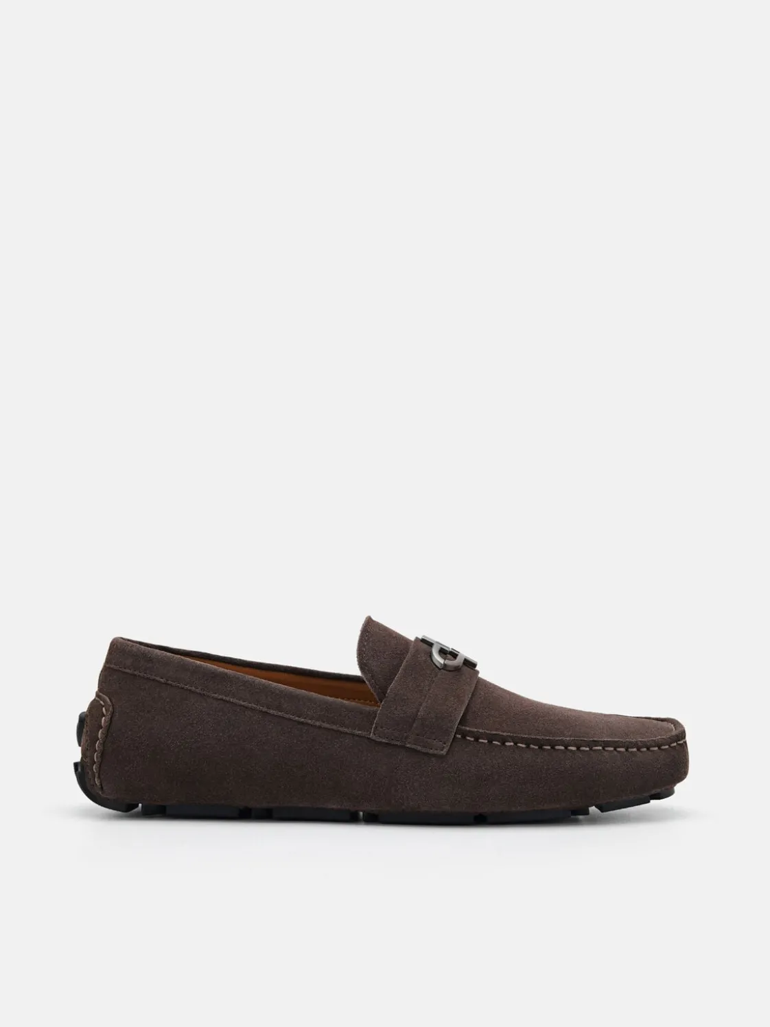 Leather Driving Shoes - Dark Brown