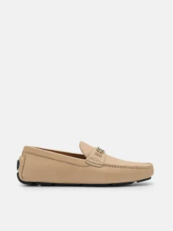Leather Driving Shoes - Sand