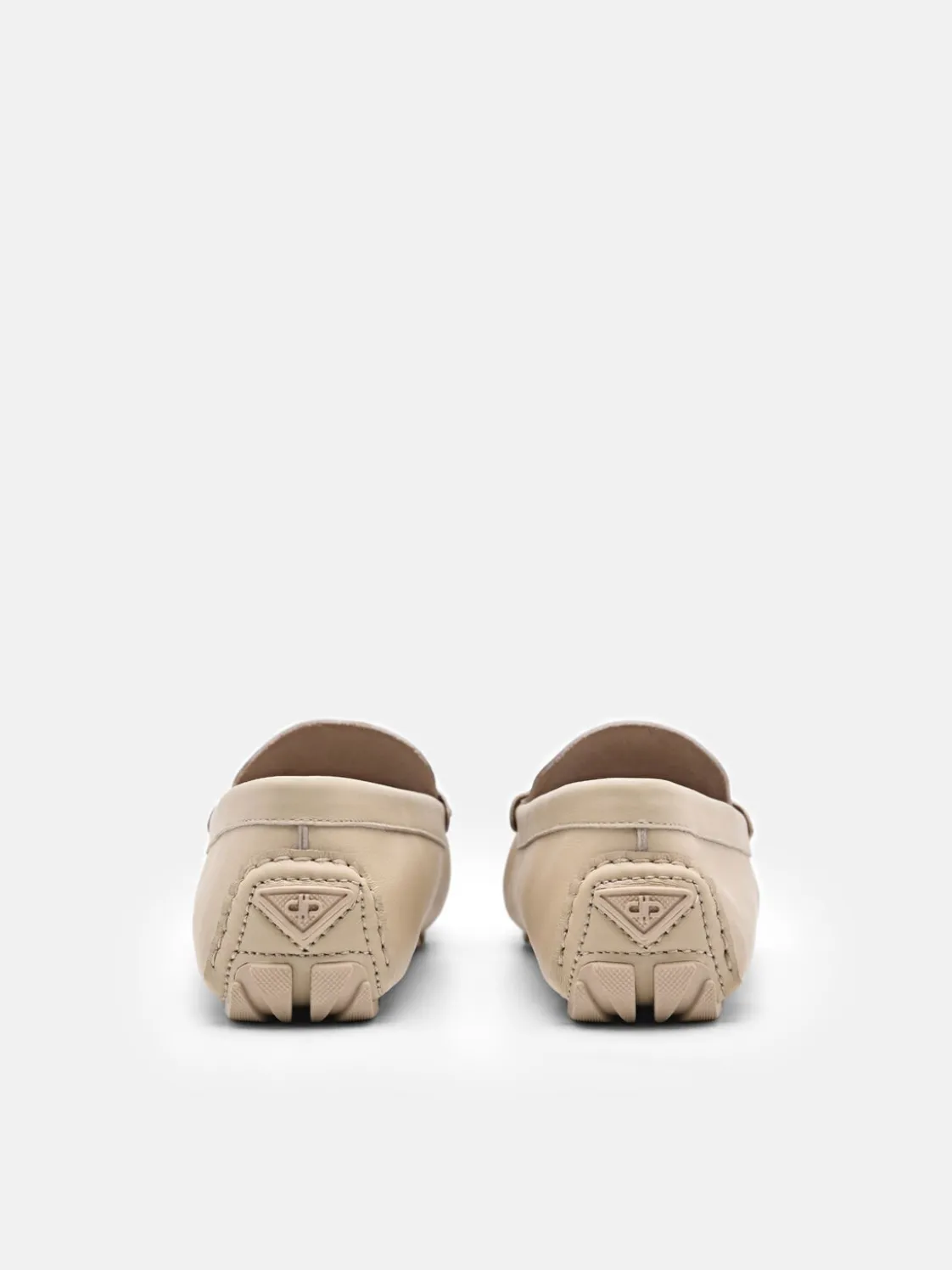 Leather Driving Shoes - Sand
