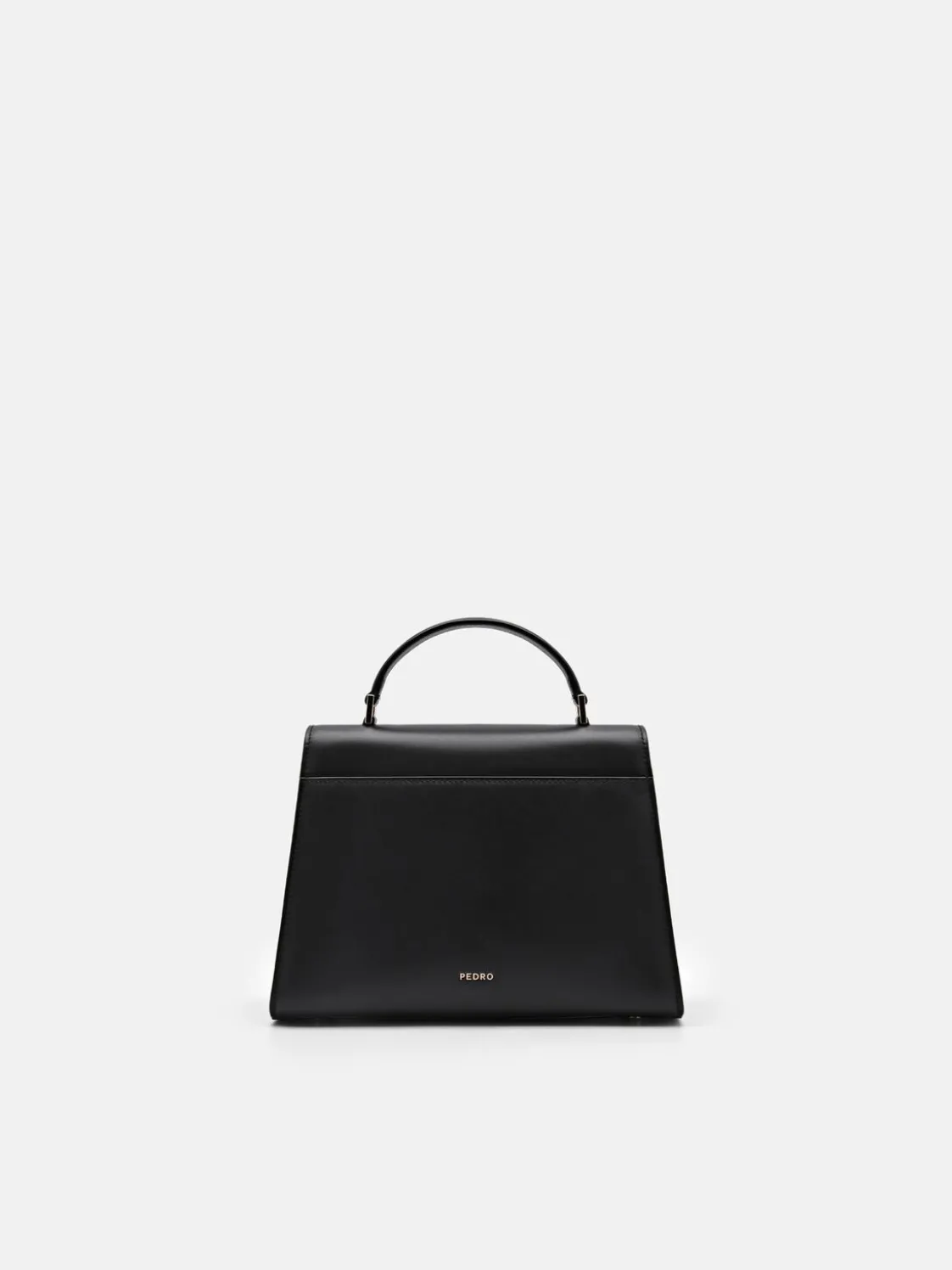 Leather Handbag - Black