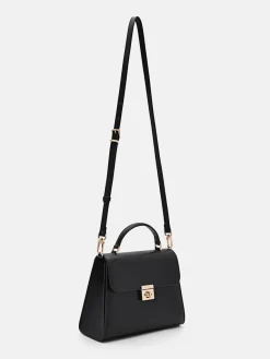 Leather Handbag - Black