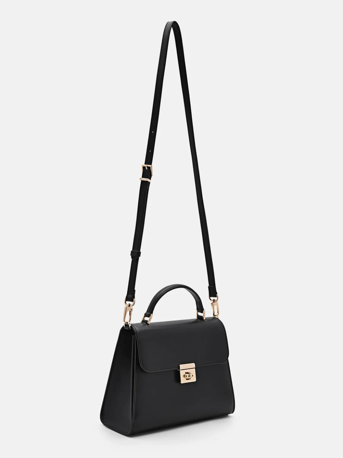 Leather Handbag - Black