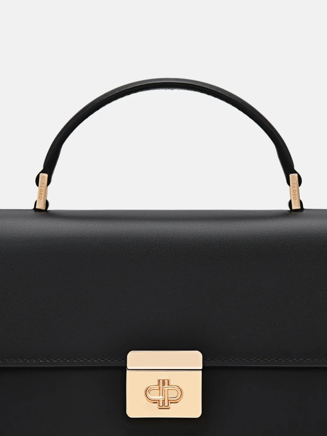 Leather Handbag - Black