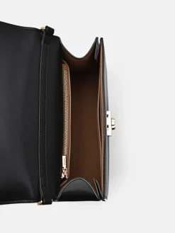 Leather Handbag - Black