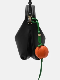 Leather Hobo Bag - Black
