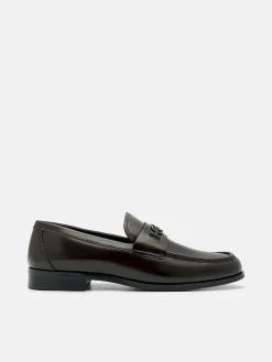 Leather Horsebit Loafer - Dark Brown