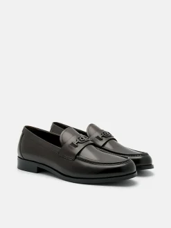 Leather Horsebit Loafer - Dark Brown