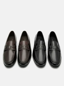 Leather Horsebit Loafer - Dark Brown