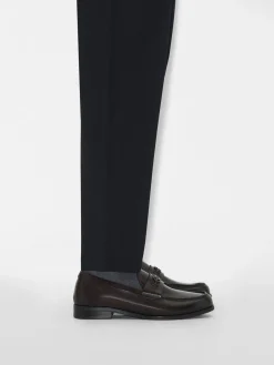 Leather Horsebit Loafer - Dark Brown