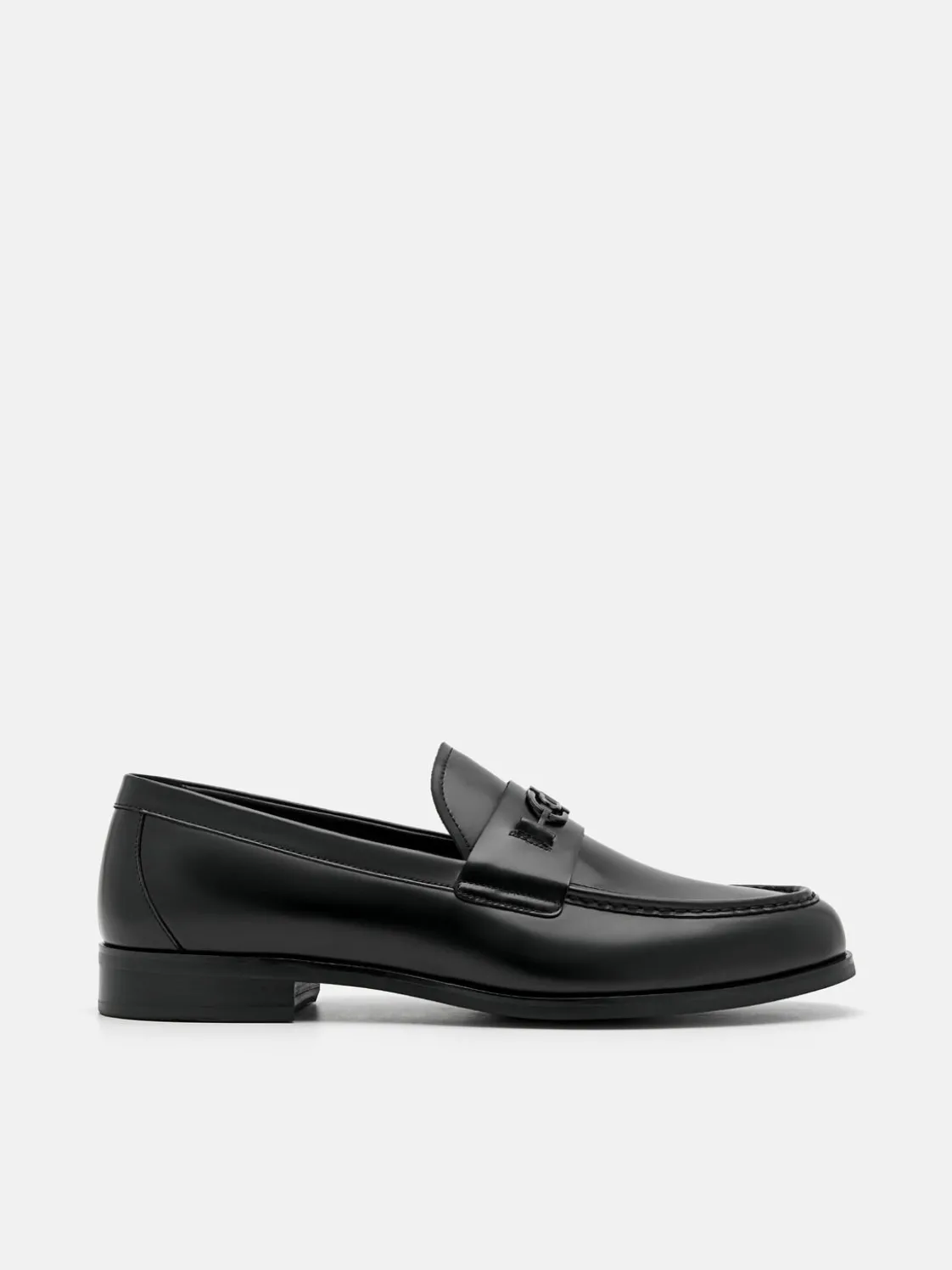 Leather Horsebit Loafer - Black