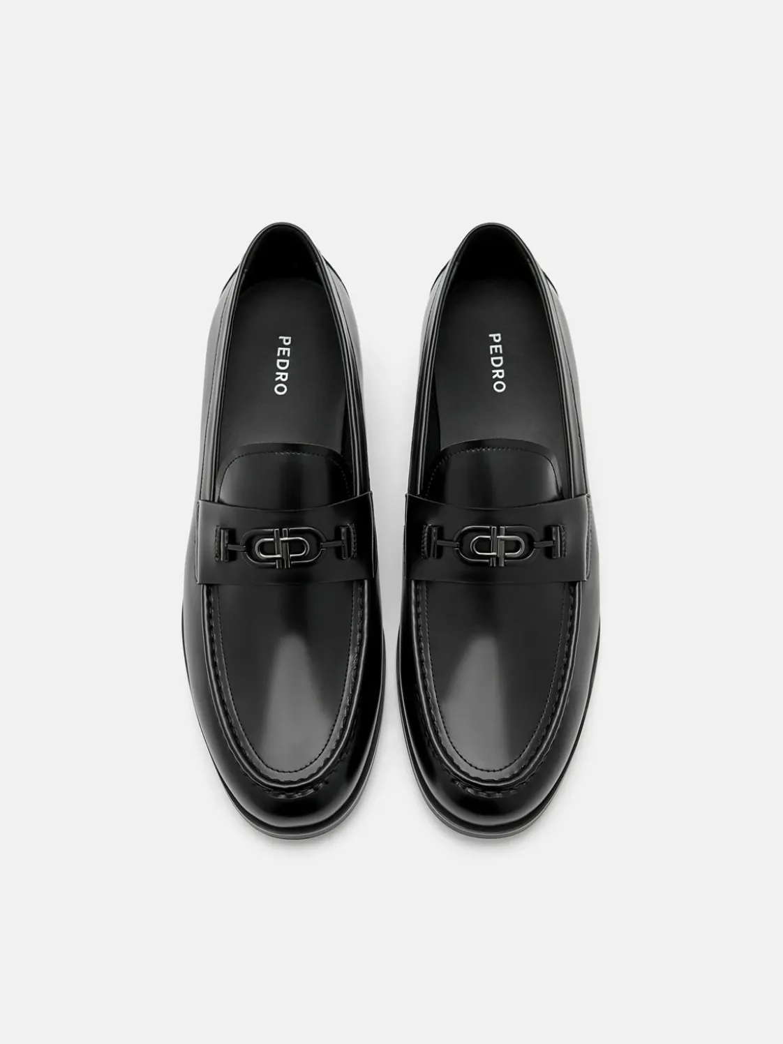 Leather Horsebit Loafer - Black