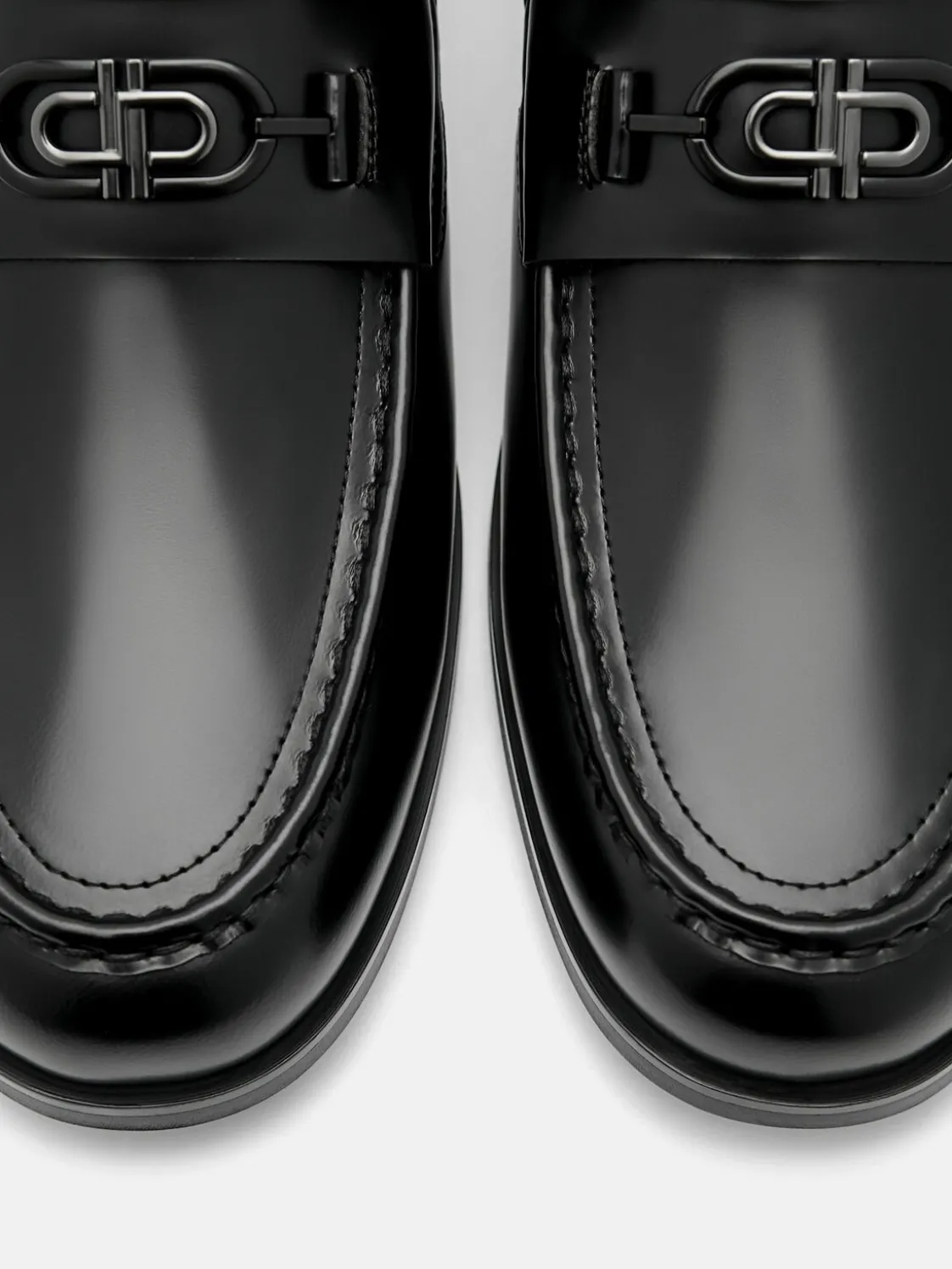 Leather Horsebit Loafer - Black