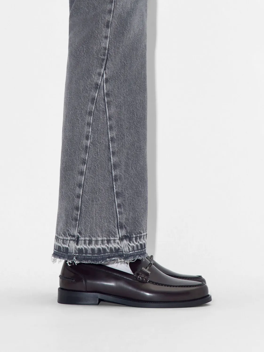 Leather Horsebit Loafers - Dark Brown