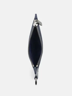 Leather Lanyard - Navy