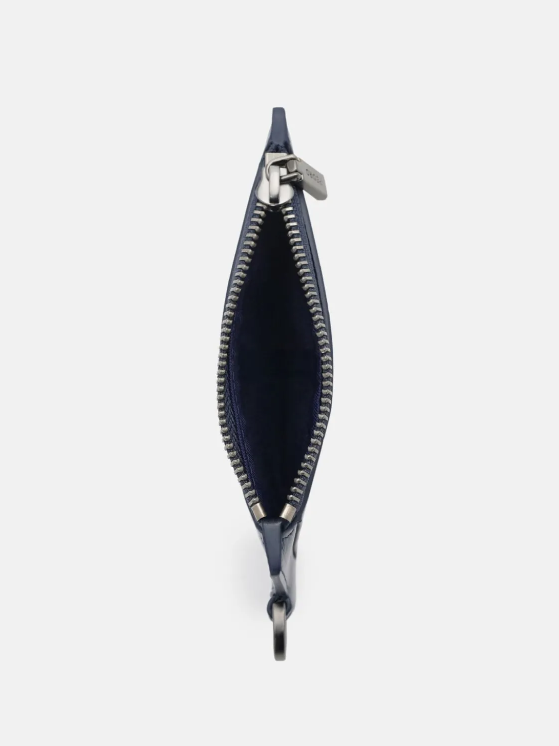 Leather Lanyard - Navy