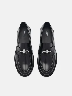 Leather Loafers - Black