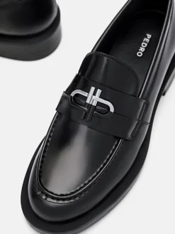 Leather Loafers - Black