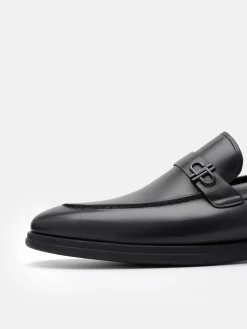 Leather Loafers - Black