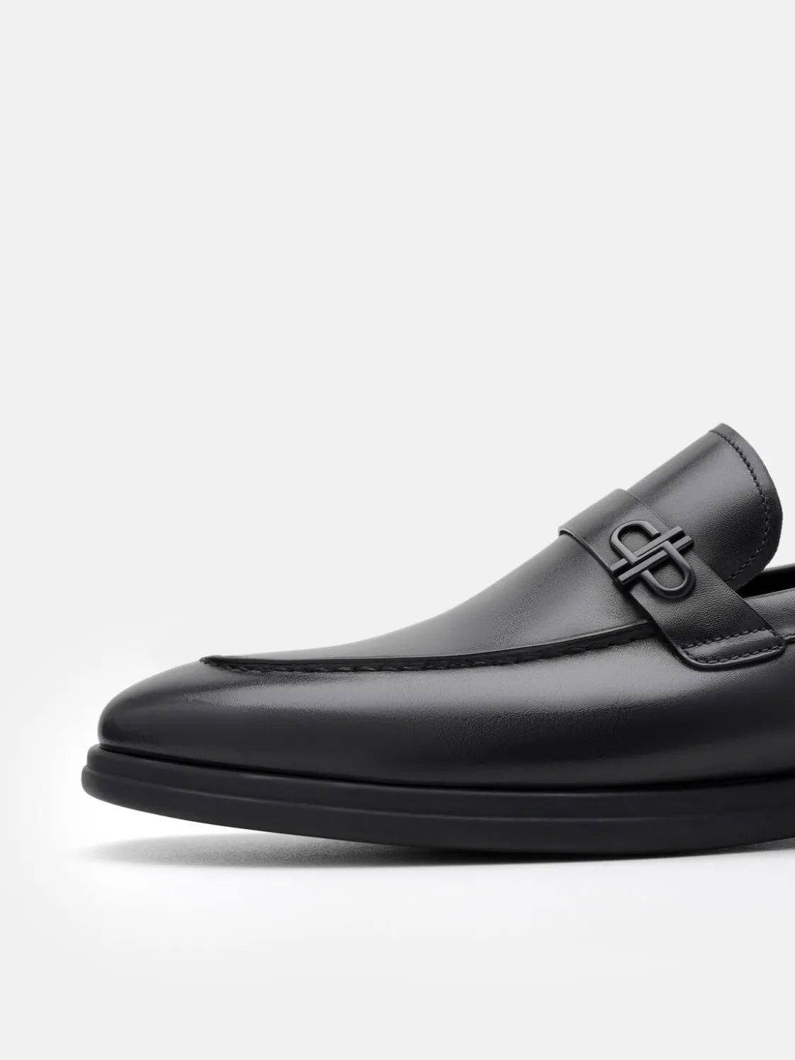 Leather Loafers - Black