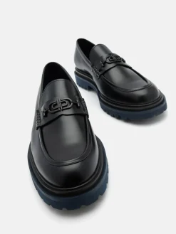 Leather Loafers - Black2