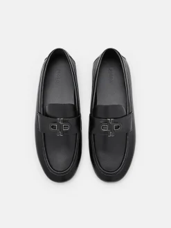 Leather Loafers - Black