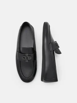Leather Loafers - Black