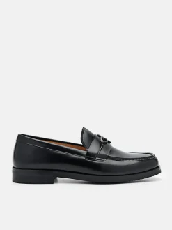 Leather Loafers - Black