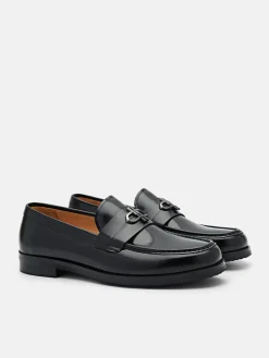 Leather Loafers - Black