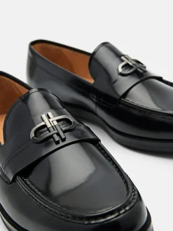 Leather Loafers - Black