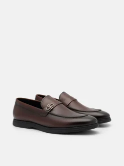 Leather Loafers - Brown